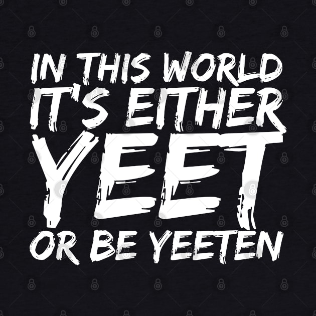 Yeet or Be Yeeten Internet Meme by bpcreate